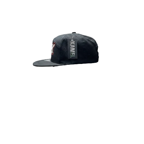 7 Panel Hydro Performance Flat Bill Snapback Trucker Cap - Fuck