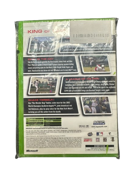 XBox Sega World Series Baseball 2K3