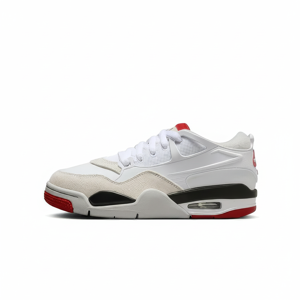 Youth Air Jordan 4 Varsity Red & Black Size 6.5Y