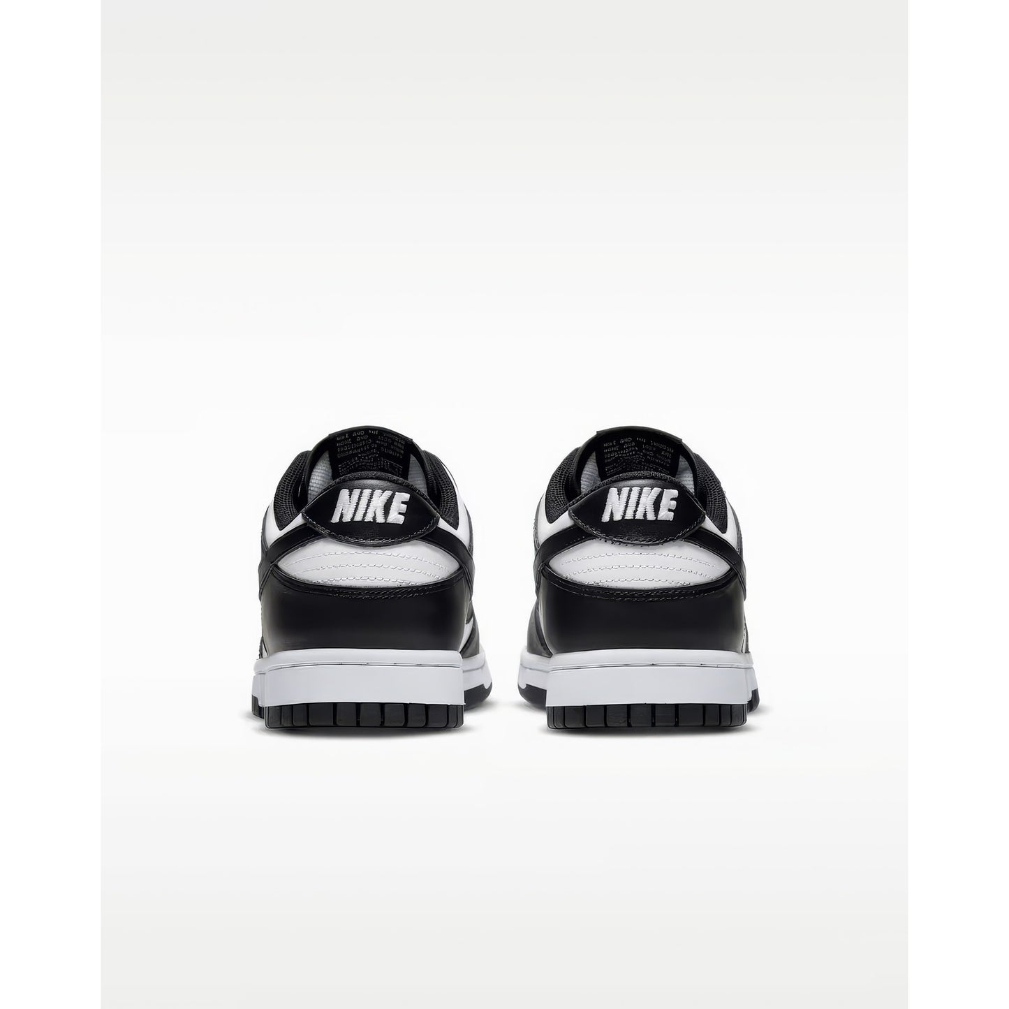 Unisex Nike Dunk Low "Panda" Sneakers 5W / 3.5M White/Black-White