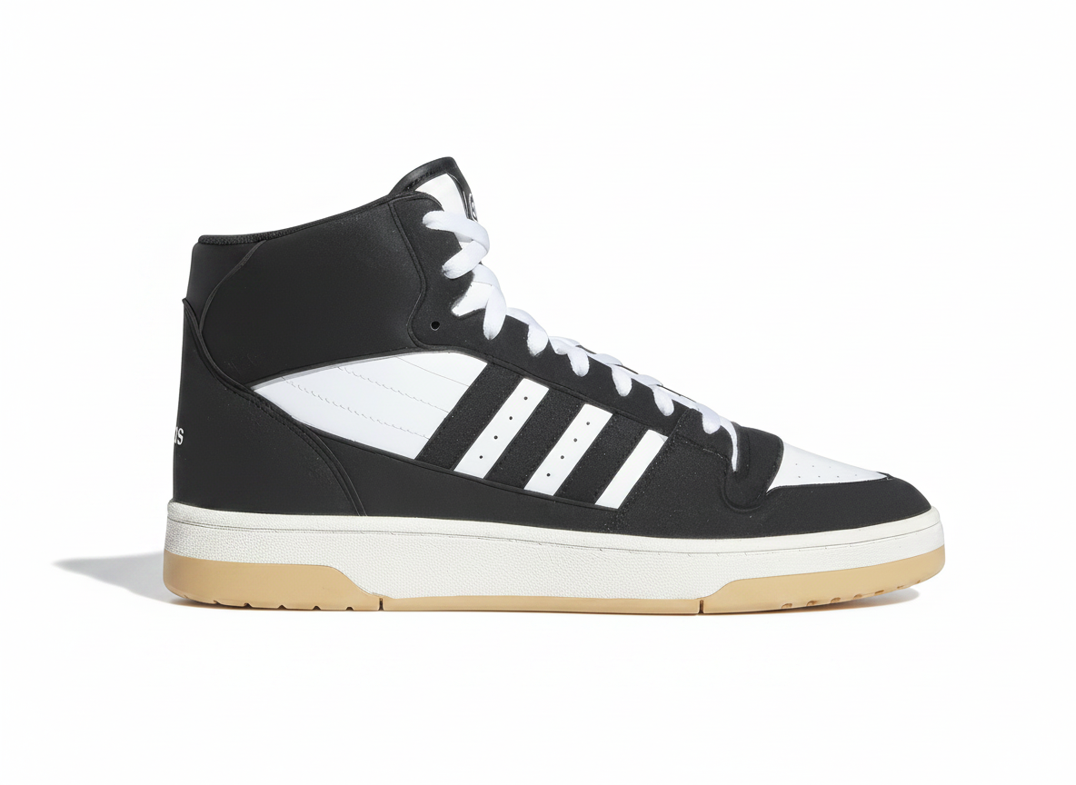 Unisex Adidas Break Start Mid Size 8.5M / 9.5W Black/White