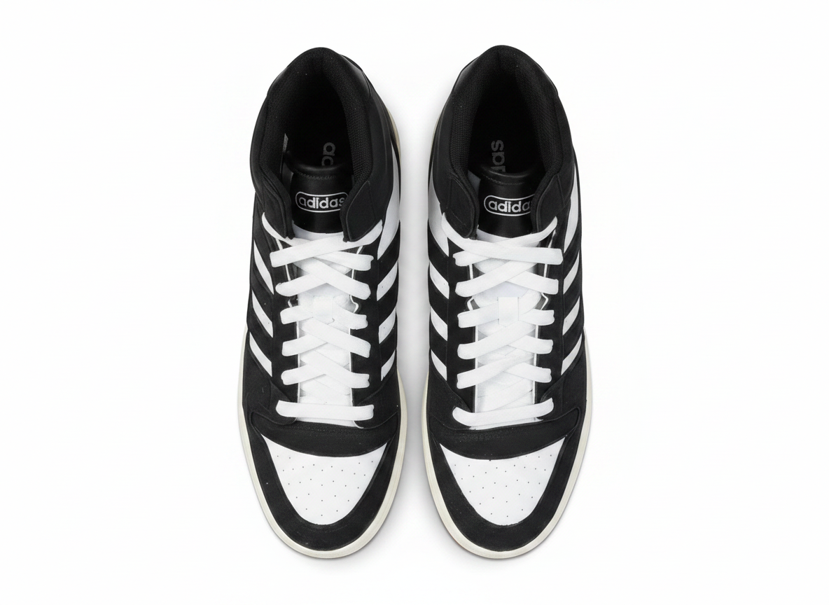 Unisex Adidas Break Start Mid Size 8.5M / 9.5W Black/White