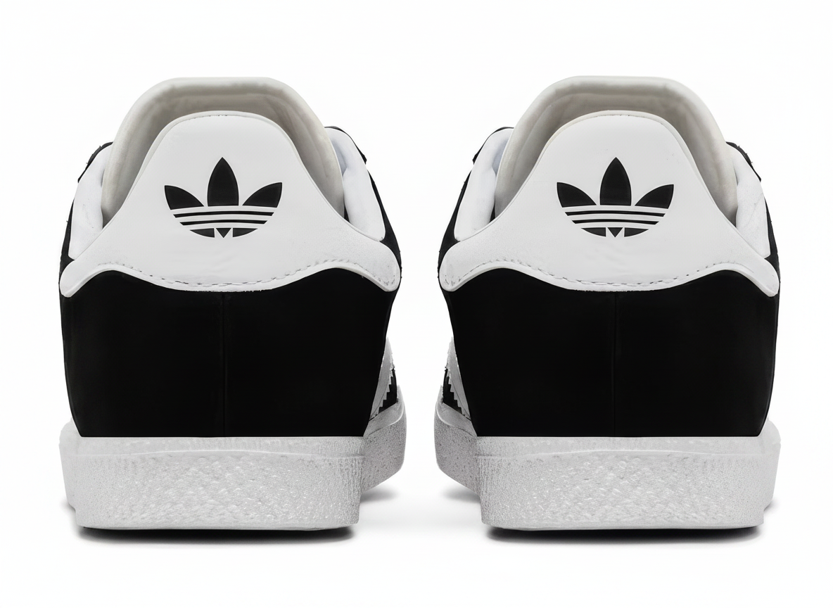 Little Kid Adidas Gazelle Athletic Shoe Size 11K Black/White