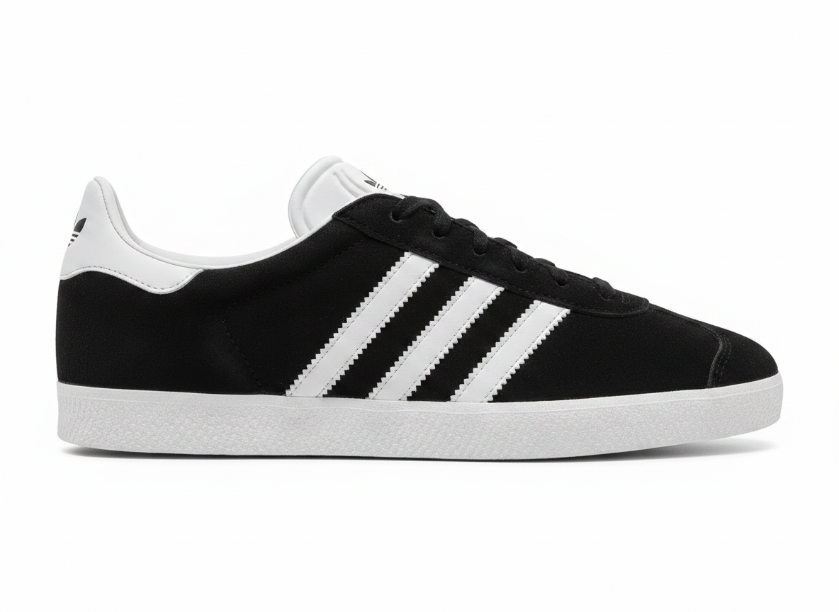 Little Kid Adidas Gazelle Athletic Shoe Size 11K Black/White