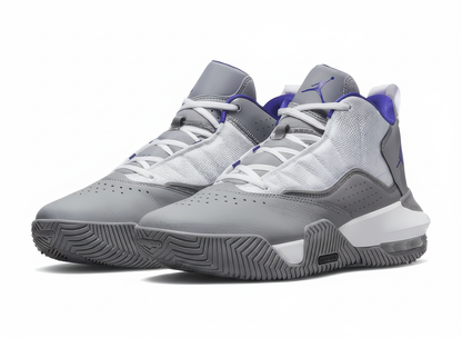 Men's Air Jordan Stay Loyal Size 11.5 White/Particle/Grey Indigo