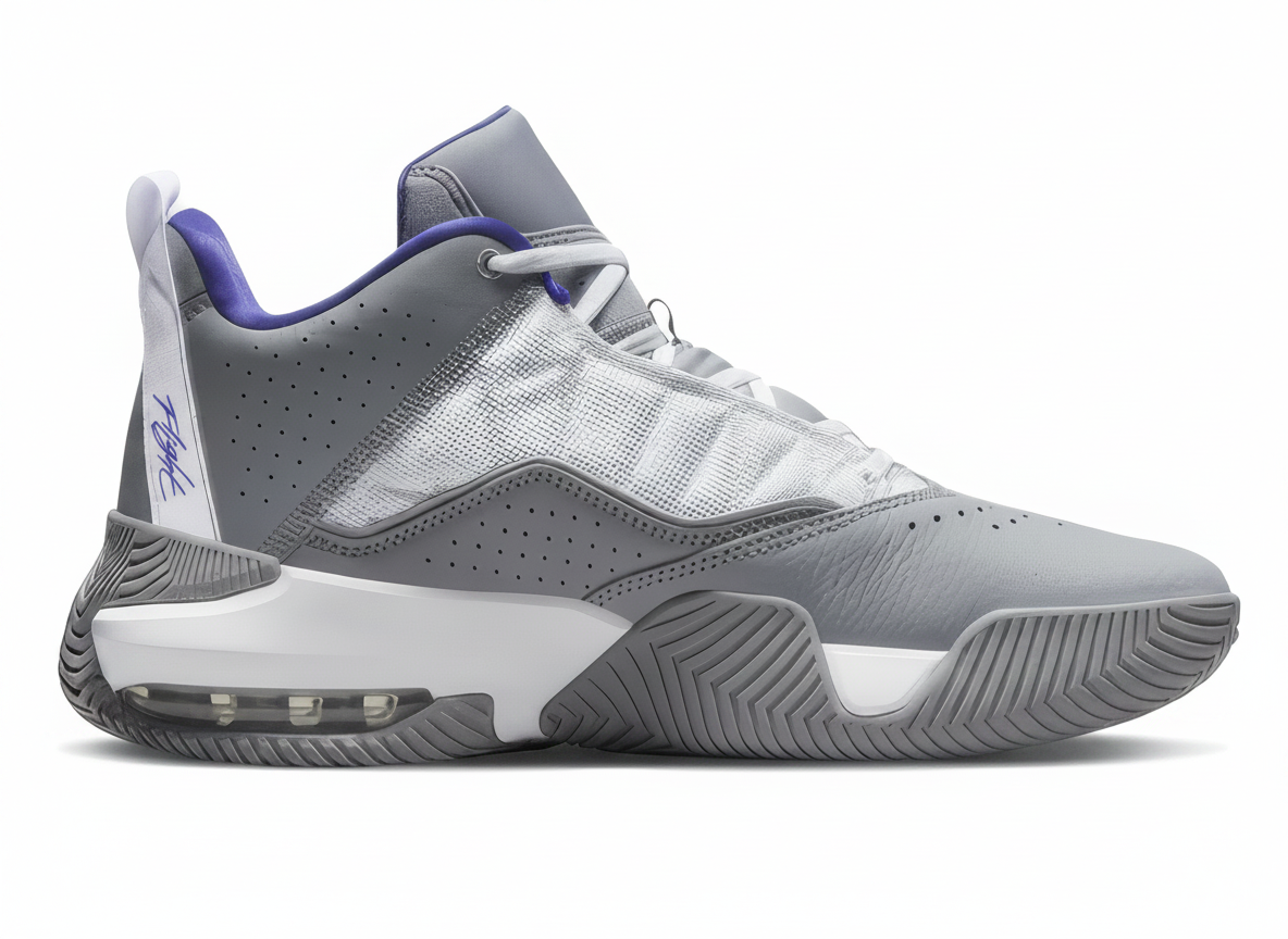 Men's Air Jordan Stay Loyal Size 11.5 White/Particle/Grey Indigo