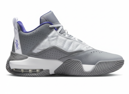 Men's Air Jordan Stay Loyal Size 11.5 White/Particle/Grey Indigo