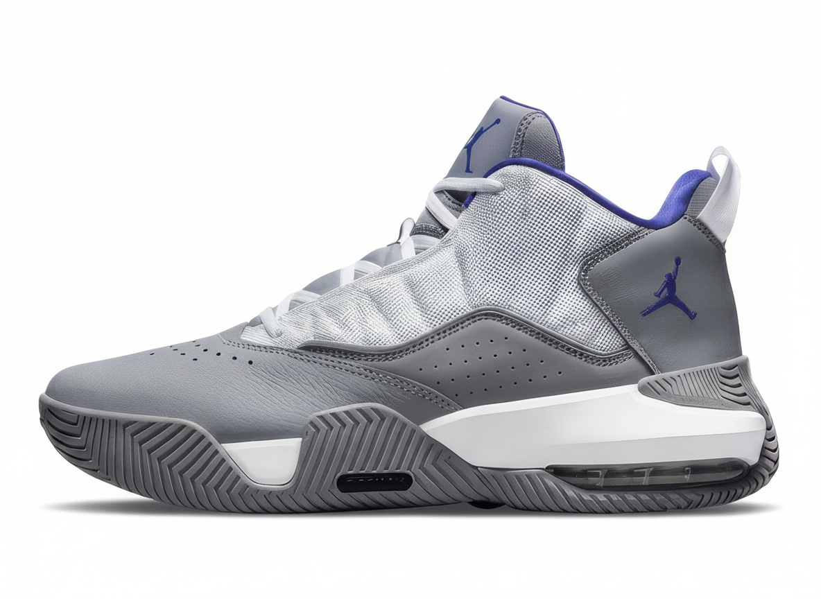 Men's Air Jordan Stay Loyal Size 11.5 White/Particle/Grey Indigo