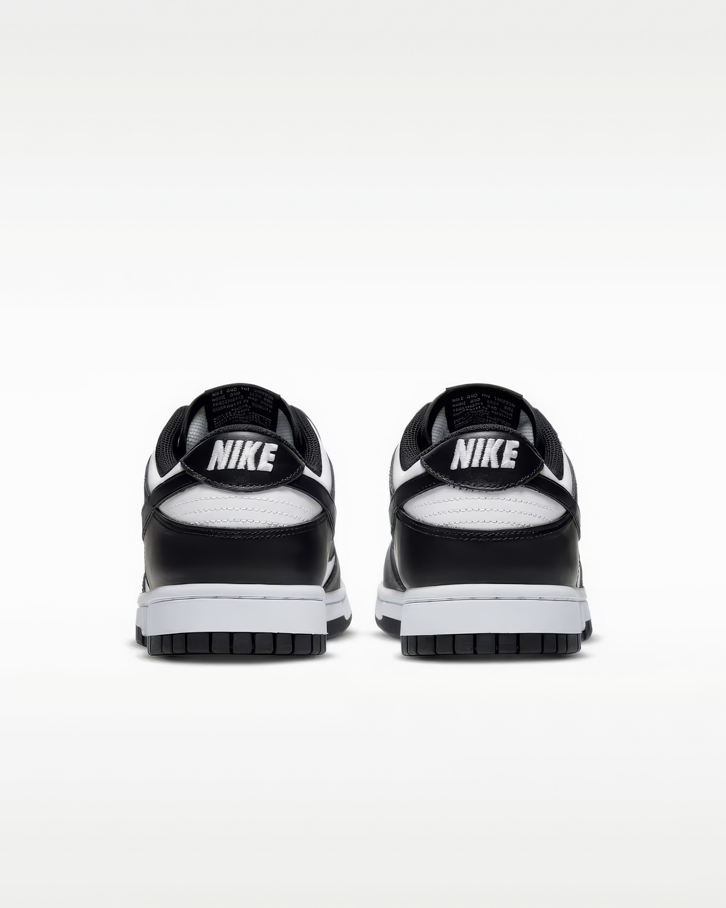 Unisex Nike Dunk Low "Panda" Sneakers 8.5W / 7M White/Black-White