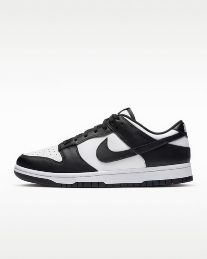 Unisex Nike Dunk Low "Panda" Sneakers 8.5W / 7M White/Black-White