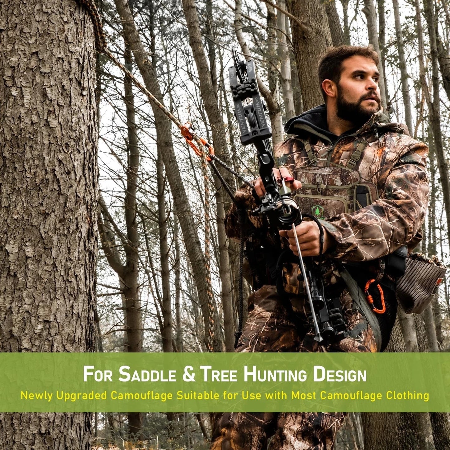 Wild Cedar Binocular Harness Chest Pack with Rangefinder Pouch