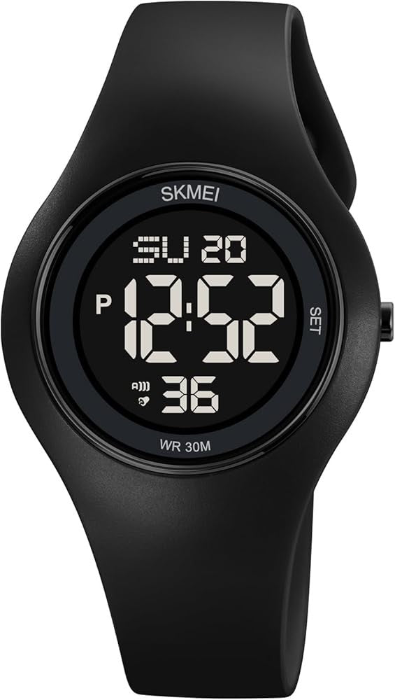 Women's SKMEI 10mm 2026 Digital Watch Black