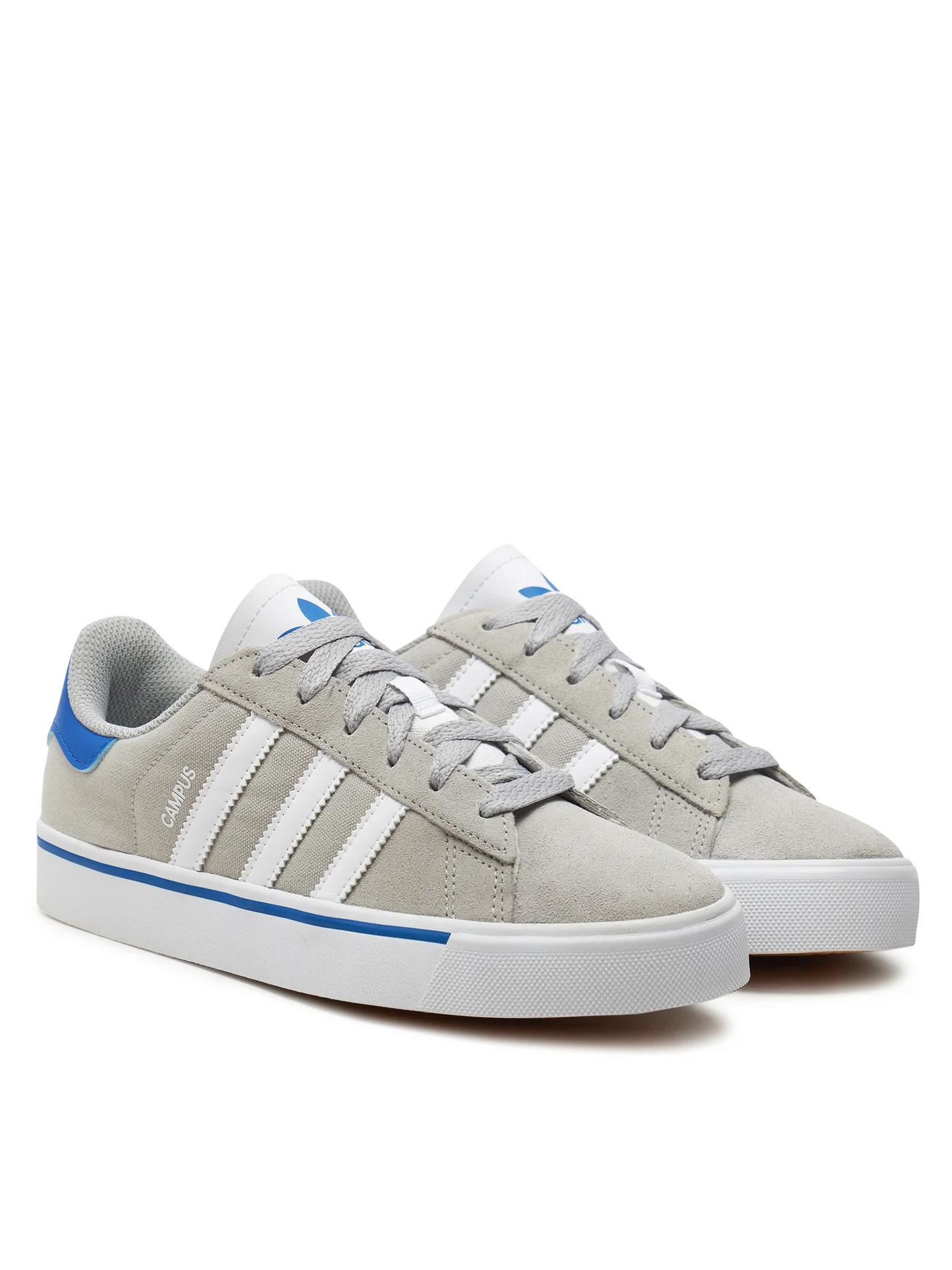 Kid's Adidas Campus Vulc J (IH8039) Grey Sneakers Size 5