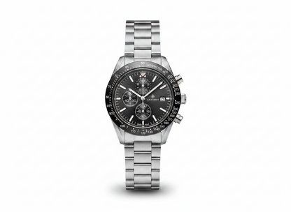 Men's Aknight 45mm Big Face Stainless Steel & Black