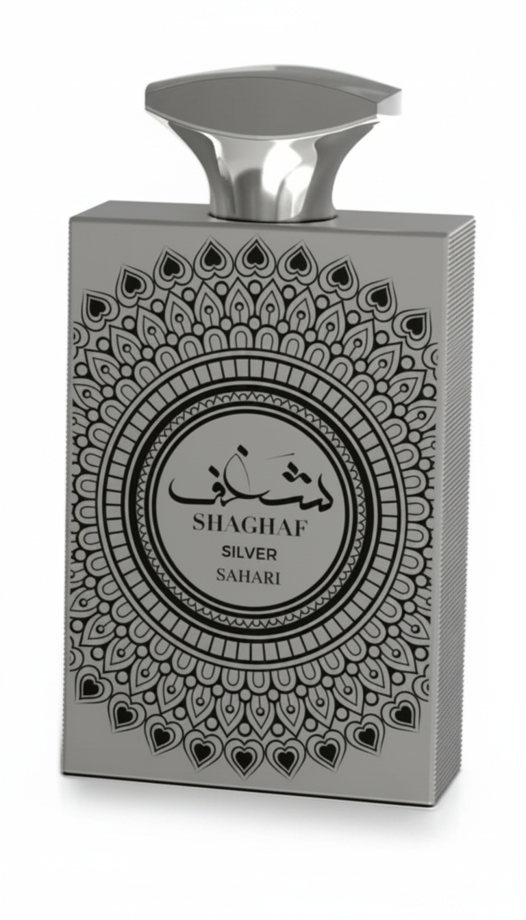 Sahari- Shaghaf Silver For Men Cologne 3.4oz