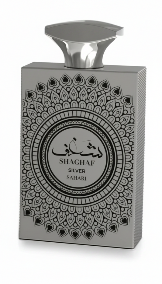 Sahari- Shaghaf Silver For Men Cologne 3.4oz