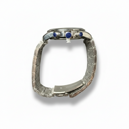 Men's Aknight 42mm Big Face Stainless Steel & Blue