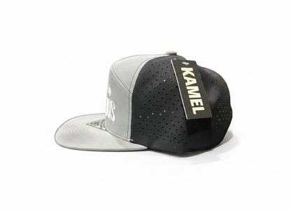 7 Panel Hydro Performance Flat Bill Snapback Trucker Cap - Allergic to Pendejos