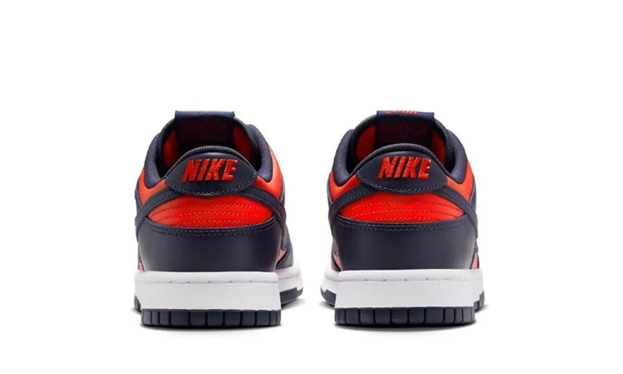 Men's Nike Dunk Low "University Red Obsidian" Sneakers 8M Red/Navy Blue