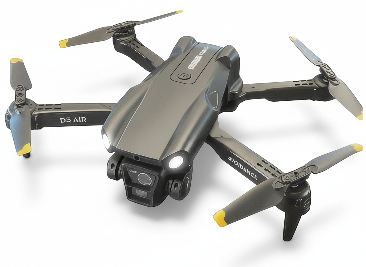 D3 RC Drone WIFI FPV 4K HD 3 Cameras Obstacle Avoidance Optical Flow Quadcopter