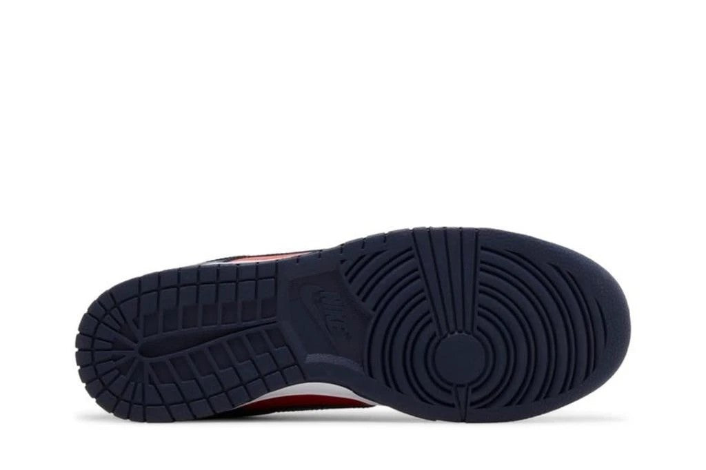 Men's Nike Dunk Low "University Red Obsidian" Sneakers 8M Red/Navy Blue