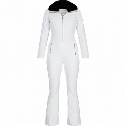 Obermeyer Katze Snowboarding Ski Suit 550 FP White Black Size 8