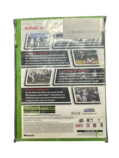 XBox Sega World Series Baseball 2K3